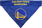 Pets First NBA Golden State Warriors Reversible Bandana Size XX-Large for Dogs & Cats. 2 Sided Sports Bandana, Premium Embroidery Team Logo, Many NBA Teams Available