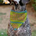 Scooby Doo Pet Bandana Scooby Doo The Mystery Machine Logo Blues Yellow Orange Slip On Collar Bandana Only