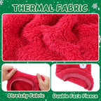 Dog Christmas Sweater for Small Dogs 1-3lbs Warm Fleece Cat Puppy Christmas Sweaters Dog Holiday Clothes for Dogs Like Chihuahua Yorkie Xmas Outfit 2 Pack (Xmas Red, Green, XXS)