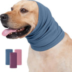 Nanaki Dog Calming Hoodie Ear Wraps for Dogs, Fireworks Ear Protection Head Muffs Doggy Warp Anxiety Relief, Doggy Hematoma Wrap, Pet Head Cover for Grooming and Force Drying Bathing Pet Protector