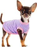 Chic Ion Polyester Dog Vest: Adorable Fashion Apparel for Small, Medium, and Large Breeds, Moisture-Wicking, Soft, Anti-Static, Durable, and Easy-to-Clean Design - Purple 4XL