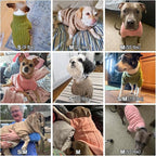 BEAUTYZOO Medium Dog Sweater Female Male, Fleece Dog Winter Sweater for Medium Girl Boy Dogs, Pink Warm Cute Puppy Pullover Sweater, Thick Turtleneck Pet Cold Weather Clothes Cable Knitwear, Blue M