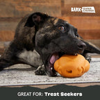 Barkbox BARK Stuffed Turkey Dog Toy | Natural Rubber, Treat Dispensing, Perfect for Peanut Butter | Dog Toy for Aggressive Chewers