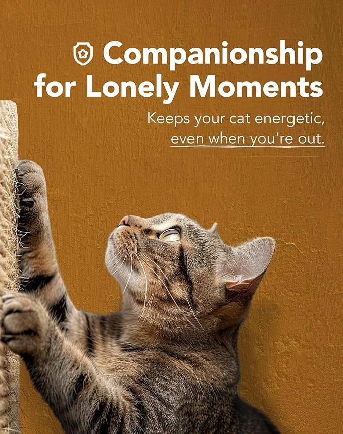 Lukamoo® Cat Scratching Pad, Wall Mounted Scratcher for Indoor Cats (Medium (24'' x 16'')) (Orange Tabby)