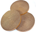 HQRP 3-Pack Round Cat Scratcher Refill, 10'' Round Scratch Pads for Cats, Refill for Cat Scratcher with Ball, Circular Cardboard Insert, Medium