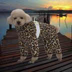 Dog Coats for Small Dogs, Polar Fleece Dog Pajamas Bodysuit for Small Medium Dogs, Dog Winter Jacket Dog Sweater Dog Vest for Small Dog, Dog Four-Legged Warm Clothes