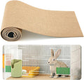 Rabbit Scratcher Mat - DIY Trimmable Self-Adhesive Bunny Scratch Pad Roll, 12 Inch x 3.28 ft Small Animal Scratching Rug for Cage, Biting, Sleeping & Nesting,Safe Scratch Mat for Rabbits & Small Pets