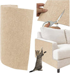 Trimmable Cat Scratcher Mat 2PCS, 78.7"x15.8" Self-Adhesive Cat Scratching Carpet Pad Replacement for Cat Tree Shelves, Steps and Posts, DIY Cat Scratch Couch Furniture Protector