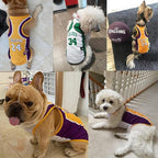3Pack Dog Clothes for Small Dog Girl Puppy Clothes for Chihuahua Yorkies Bulldog Clothes for Medium Dogs Boy Basketball Jersey Pet Outfits Shirt Apparel Accessories,3XL