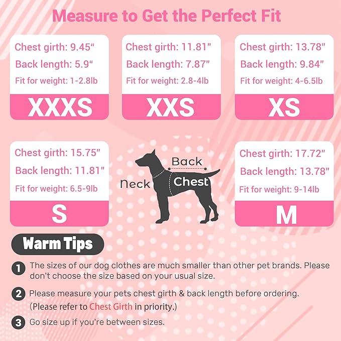 Dog Dress, Fashion Puppy Tutu Princess Dresses for Small Dogs Girl, Sweet Skirt with Dog Bowknot Clips, Spring Dog Cat Clothes Pet Apparel (Pink Dress Tutu, Medium)