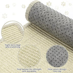 Riakrum Cat Scratch Pad, 2 Pack 32 x 16 Inches Sisal Mat, Natural Fabric Cat Pad, Horizontal Scratching Mat Protector for Furniture, Sofa and Wall (Beige)