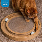 Best Pet Supplies Catify Cat Scratcher, Fun Interactive Scratchers, Posts, Poles, Claw Safe, Furniture Saver Indoor Play Support Natural Cat Behaviors Heavy Duty - Scratch & Spin, 15.75 x 15.75"