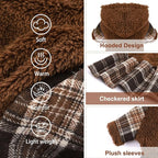 Dog Sweater Puppy Clothes for Small Dogs Boy Girl Pet Hoodies for Dogs Cold Weather Doggie Coats Fall Doggy Sweatshirt for Chihuahua Yorkie Cat Outfits (Brown, XX-Small)