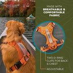 Wilderdog Lightweight Dog Harness with Reflective Straps - Small - Sienna