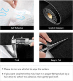 LaCheery Cat Scratch Furniture Protector Couch Scratch Protector from Cats Self Adhesive Cat Scratching Mat Roll for Couch Floor Furniture Protectors from Cats Scratching Post Replacement Black 12x79