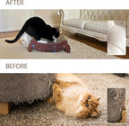 Cat Scratcher, Cat Scratching Board for Cats, Scratch-Resistant Scratching Post Large (20L x 4H in.) and Small (16.5L x 2.5H in.), Corrugated Cardboard