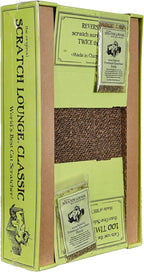 Scratch Lounge - Reversible Cardboard Cat Scratcher with Floor Refill and Catnip