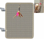 Cat Nail File Scratcher- Cat Scratch Pad with 80-Grit Aluminum Oxide, Wrap-Around Design for Cat Trees and Posts, Scratch Mat is Ideal for Trimming Cat Nails (14.64"x11.14")