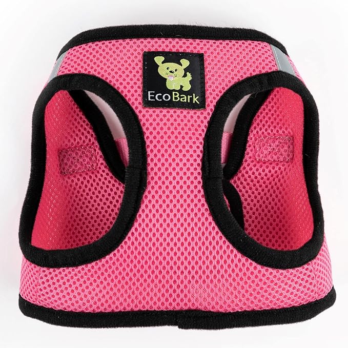 EcoBark Step in Dog Harness Reflective Soft Ultra Padded Mesh Dog Harnesses for XXS, XS, Small, and Medium Dogs Eco-Friendly Comfort Secure Halter No Pull Adjustable Pet Vest