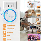 Smart Dog Door Bell Wireless Puppy DoorBell for Potty Training, Dog Bells to go Outside, IP55 Waterproof Bells for Dogs to Ring to go Potty (6 Receivers+12 Buttons)