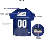 Pets First NFL New York Giants Dog Jersey, Size Large, Football Shirt Costume for Pet, Dog Sports T-Shirt, NFL Team Clothing for Cats, Licensed Pet Apparel Available in 7 Sizes and 32 Teams