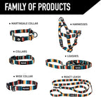 Wolfgang Heavy Duty Martingale Dog Collar with Quick Release Nylon Buckle for Walking & Training, LostArt Print, Large