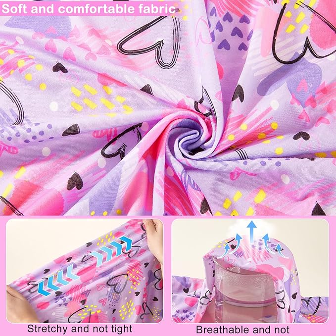 Glittme 2PACK Dog Pajamas Soft Dogs Clothes for Small Medium Dogs Elastic Cats Apparel Breathable Dog Pjs for Puppy