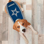 NFL Dallas Cowboys Puffer Vest for Dogs & Cats, Size Small. Warm, Cozy, and Waterproof Dog Coat, for Small and Large Dogs/Cats. Best NFL Licensed PET Warming Sports Jacket