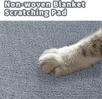 Rabbit Scratching Pad, Non-Woven Blanket with Back Adhesive, Rabbit Toys for Bunnies Boredom, Bunny Scratch Pad, Bunny Enrichment for Cage, Indoor, Living Room, Sofa