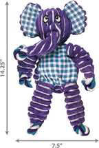 KONG Floppy Knots - Knotted Rope Dog Toy Entices Play - Tug Toy Satisfies Natural Instincts - Dog Supplies with Floppy Design & Minimal Stuffing - Elephant, for Medium/Large Dogs