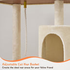 Topeakmart Cat Tower for Indoor Cats 63.5inch, Cat Furniture Condo with Scratching Posts as Kitten Activity Center