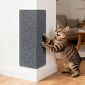 Wall Cat Scratcher for Indoor Cats,19.6x9.8”Corner Cat Scratcher,Cat Scratch Pad Furniture Protector for Door & Wall,Couch, Durable Cat Scratching Board Easy Mount (Grey, 19.6”x9.8”)