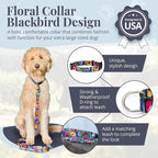 Lucky Love Dog - Adjustable Dog Collar with Easy Click Buckle for Large Ones, Durable, & Comfortable for Male & Female Dogs, Pet Collar for Puppies & Adult Dogs - Blackbird, Extra Large