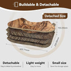 Cat Scratcher House, Cozy Cardboard Design, Safe and Secure for Kittens, Eco-Friendly, Wood Grain (Triangles)