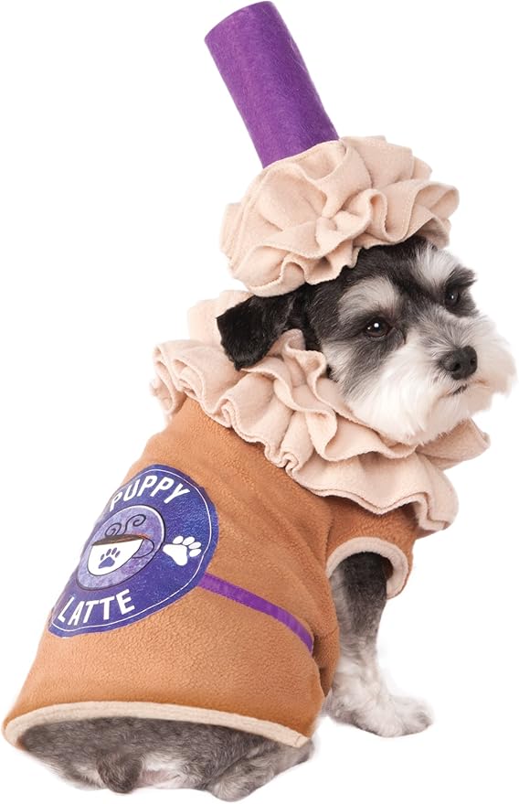 Rubies Puppy Latte Pet Costume for Dogs or Cats, Small