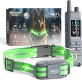 Dog Shock Collar (New Version) with 360° LED Lights – 4200FT Dog Training Collar with Remote, IPX8 Waterproof, Beep/Vibration/Safety Shock Modes, Rechargeable E-Collar for Dogs