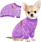 1 Pc Dog Sweaters for Small Dogs Girl Boy Winter Fleece Clothes Warm Soft Dog Sweatshirt Outfit for Dogs Cats Pet Apparel
