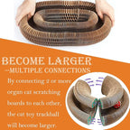 2 Pack Magic Organ Cat Scratching Board, Cat Accordion Scratching Post with Bell for Kitten Cats Interactive Kitten Fun Intelligence Physical Exercise Educational
