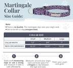 Lucky Love Dog Martingale Dog Collar - Adjustable, No-Slip, Durable, & Soft Webbing Collar for Male and Female Dogs Ideal for Training & Walking - Primrose, Small
