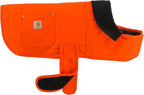 Carhartt Firm Duck Insulated Dog Chore Coat, Durable Weather Resistant Jacket for Cold and Windy Conditions, Hunter Orange, Large