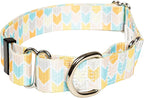 Downtown Pet Supply - Martingale Collar for Dogs - Dog Training Collar - Big, Wide & Thick Dog Collar - Escape-Proof, Weatherproof, Durable and Comfortable - Chevron - Large Dog Collar