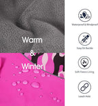 IECOii Extra Warm Reflective Adjustable Dog Jacket - Fleece Turtleneck Winter Coat for Small, Medium & Large Dogs