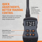 SportDOG SportTrainer Remote Trainer - Reliable Off-Leash Control - OLED Screen - Waterproof Dog Training Collar - Rechargeable E-Collar - 1/2 Mile-Range - Black