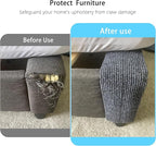 Self Adhesive Cat Scratch Mat to Protect Furniture,16 x 78 in, Couch Protector from Cat Claws Scratching (Gray)