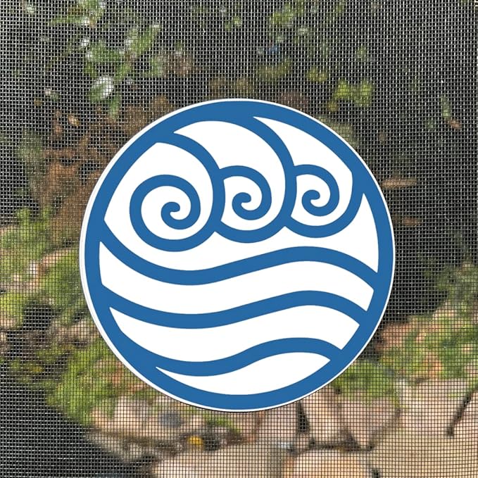 Screen Door Magnets Double Sided – Keep People, Kids, and Dogs from Running into The Screen Door - Robbins Aria Blue Water