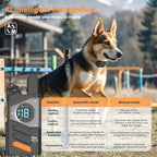 2-in-1 Dog Training Collar with Remote & Automatic Bark Control, Beep Vibration & Safe Static Modes, 3300FT Range, Adjustable Sensitivity, Rechargeable, for Small Medium Large Dogs