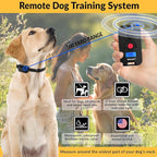 Educator FOB 300 Yard Dog Training Collar with Remote–Humane Stimulation, Pavlovian Tone & Vibration–Waterproof Rechargeable Receiver–Secure Biothane Collar–for Dogs 10 lbs+–1 Dog System–Black