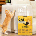 Cat Scratch Furniture Protector-16 Pack Single Side Couch Protector, Clear Anti Cat Furniture Protector, Scratch Deterrent, 16 Pack+ 68 Pins