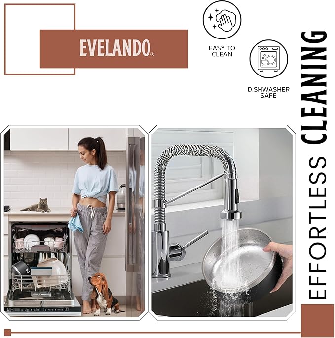 EVELANDO® 64 oz - 8 Cups Stainless Steel Dog Bowl – Triple-Insulated Pet Dish Keeps Water Cold & Food Warm – BPA-Free, Non-Slip Base – Durable & Elegant Feeding Bowl for Small & Medium Dogs & Cats