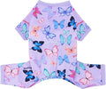 Dog Pajamas Spring Summer Dog Clothes for Small Medium Dogs Girl Boy Cute Soft Puppy Pjs Clothes Doggie Onesies Cat Pet Jammies Outfit(Butterfly,S)